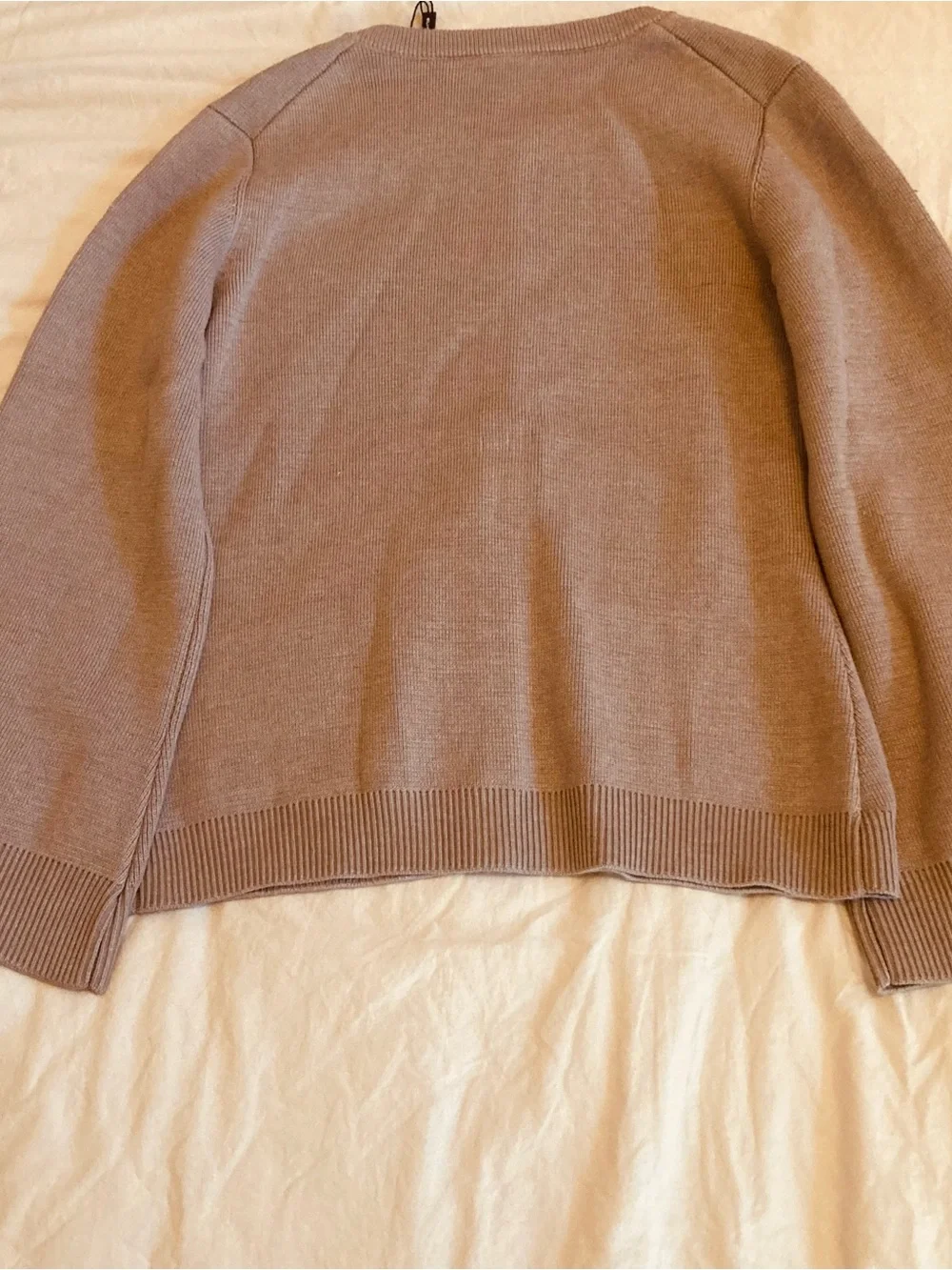 Elie Tahari Taupe Women's Button Cardigan size Small, NEW